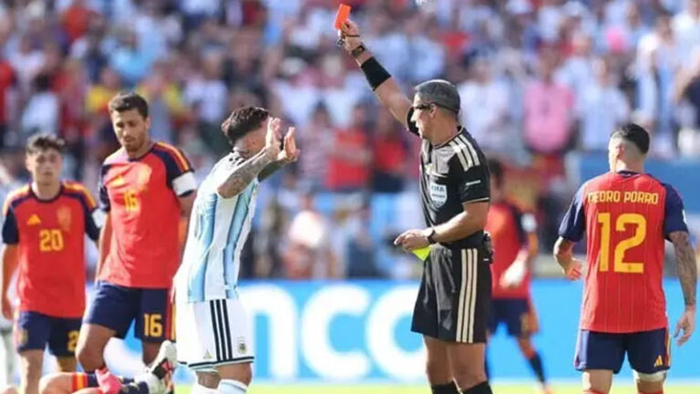 Enzo Fernandez Becomes Sixth Player Sent Off in World Cup Final